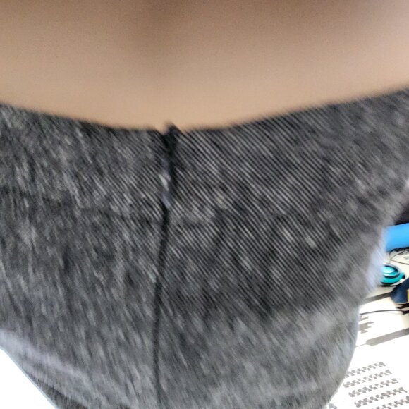 ESPRIT Grey Tweed Skirt US 6 Wool Blend Y2K Vintage MIdi Maxi (Lining Flaw) - Picture 5 of 11
